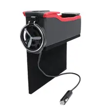 Usb зарядное устройство многофункциональное автомобильное сиденье стеганая коробка для хранения автомобильный зазор коробка для хранения автомобиля внутренний перчаточный ящик
