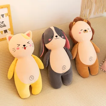 

Soft Stitch Plush Toys for Children Creative Cartoon Long Pillow Stuffed Anime Plush Toys Lion Dolls Sleeping Mate Birthday Gift