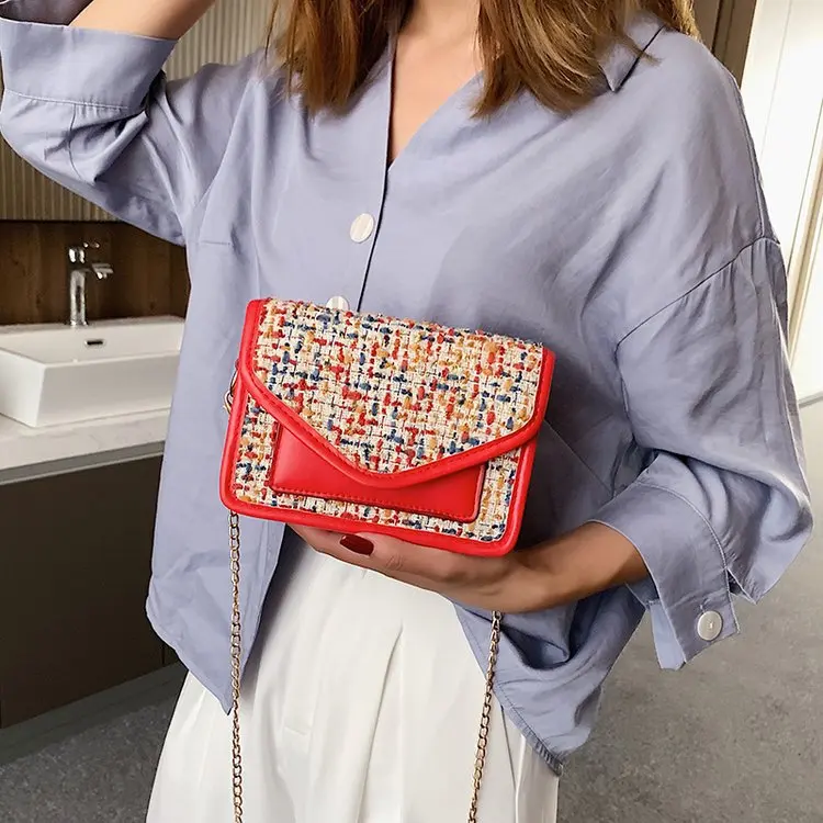 

2019 New Style Korean-style Versatile Summer Popular Western Style Shoulder Bag Chain Bag WOMEN'S Bag Online Celebrity Celebrity