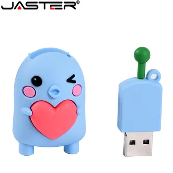

JASTER Lovely cartoon USB Flash Drive pen drive 4GB 16GB flash drives 32GB 64GB pendrive USB 2.0 flash Memory Stick free ship