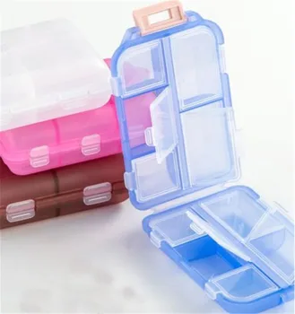 

Double Storage Case Pill Container Tablet Dispenser Weekly Pill Box Medicine Organizer