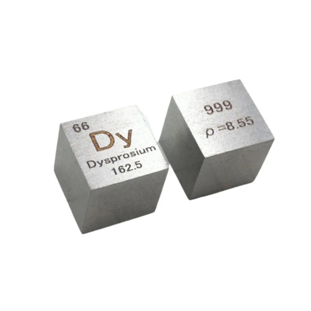 

Dysprosium-Metal Density Cube for Element Collection, 99.9% Pure, 10mm