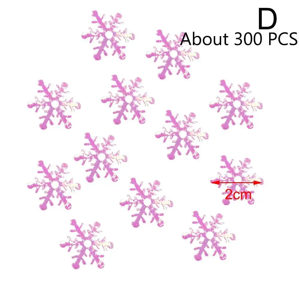 Около 300 шт рождественские украшения снежинки классические белые снежинки Рождественская вечеринка рождественские украшения