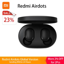 Глобальная версия Xiaomi Redmi Airdots TWS Bluetooth наушники стерео бас BT 5,0 Eeadphones с микрофоном свободные Наушники управление AI