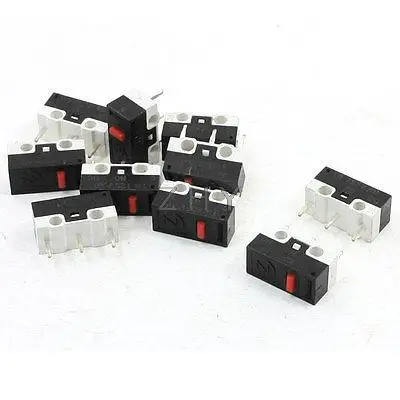 

10Pcs AC 125V 1A 3Pins Momentary Push Button SPDT Micro Limit Switches CNC Home