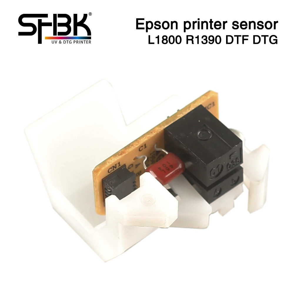 

Датчик принтера Epson L1800 R1390 DTF DTG, маленькая материнская плата, прозрачный Циркулярный кодировщик, распознавание материнской платы