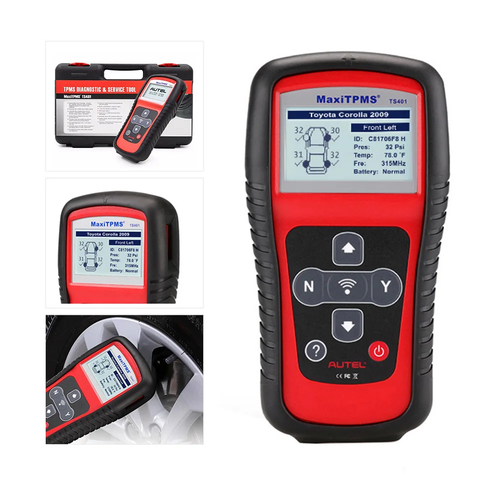 Autel MaxiTPMS TS401 TPMS инструмент OBD2 сканер активирует сканирование сенсор копия OE ID на Mx