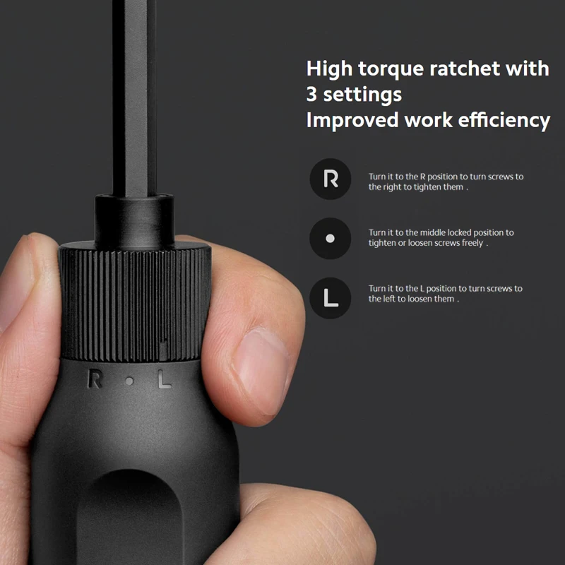 Xiaomi Mijia 16-in-1 Ratchet Screwdriver S2 alloy steel bits 20 N&sdot;m Torx Cross DIY Repair Tools Global Version diy tool kit