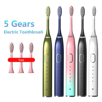 

Powerful Ultrasonic Sonic Electric Toothbrush USB Rechargeable Tooth Brush Momen Adult Electronic Washable Whitening Teeth Brush