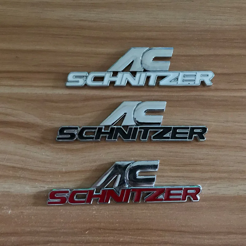 

High quality ABS stickers for BMW AC-SCHNITZER Tail model emblem Car sticker for e46 e90 e60 e39 e36 f30 f10 f20 accessories