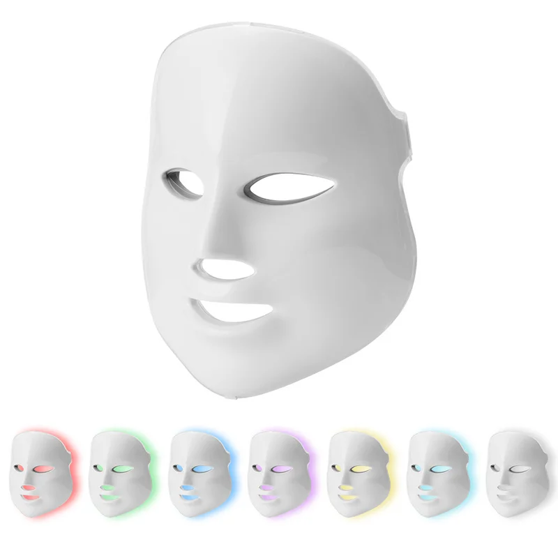 

7 Colors Led Facial Mask Led Korean Photon Therapy Face Mask Machine Light Therapy Acne Mask Neck Beauty Led Mask