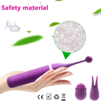 G-Spot Vibrators for Women 3 Caps Replacement Lick Clitoris Stimulator Nipple Massager Female Masturbator Sex Toys for Adults 5