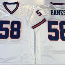 Мужские 58 Карл Бэнкс вышитые Футбол Джерси Размер M-XXXL