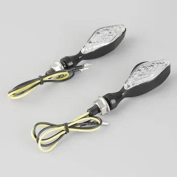 

High quality newest 2pcs LED Motorcycle Bike Turn Signal Indicator Lights Bulbs Motorbike 3002 hot sale