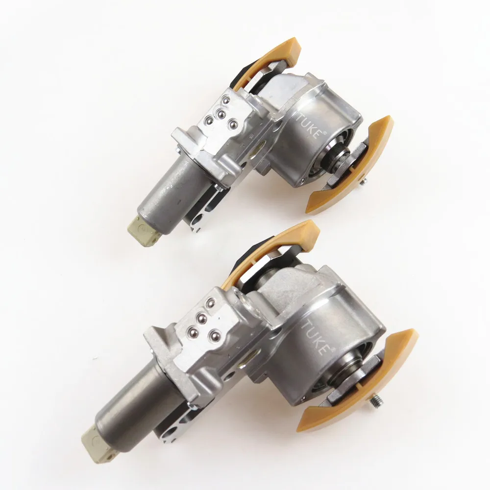 Pair For VW Passat AUDI A4 A6 2.7T 2.8 V6 Camshaft Timing Chain /& Tensioner Kit