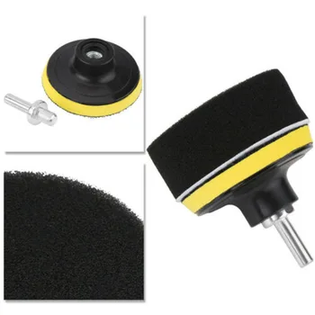 

Car Polishing Pad Sponge 12Pcs 3 inches With Drill Adapter Replacement Set