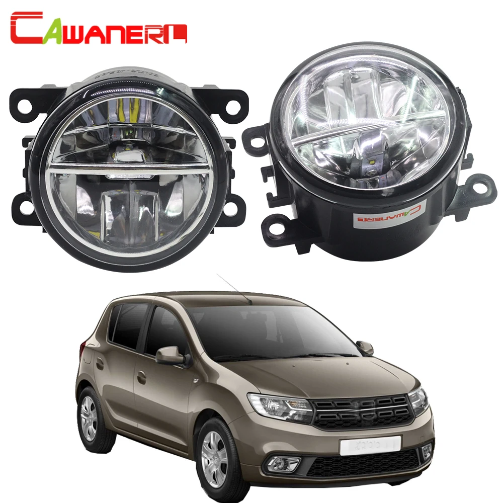 Cawanerl для Dacia logan Хэтчбек 2008 2015 2 шт. Автомобильный светодиодный противотуманный