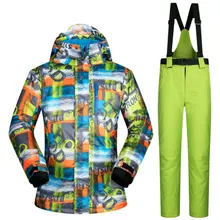 30 градусов мужской лыжный костюм лыжный сноуборд куртка брюки ветрозащитная Водонепроницаемая Утепленная зимняя спортивная одежда для улицы мужской костюм
