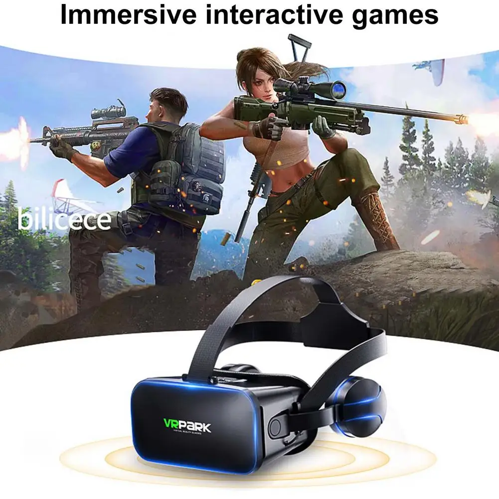 VR Virtual Reality AR Augmented Glasse With Controller 3D Headset For IPhone Android Smartphone Theater | Электроника
