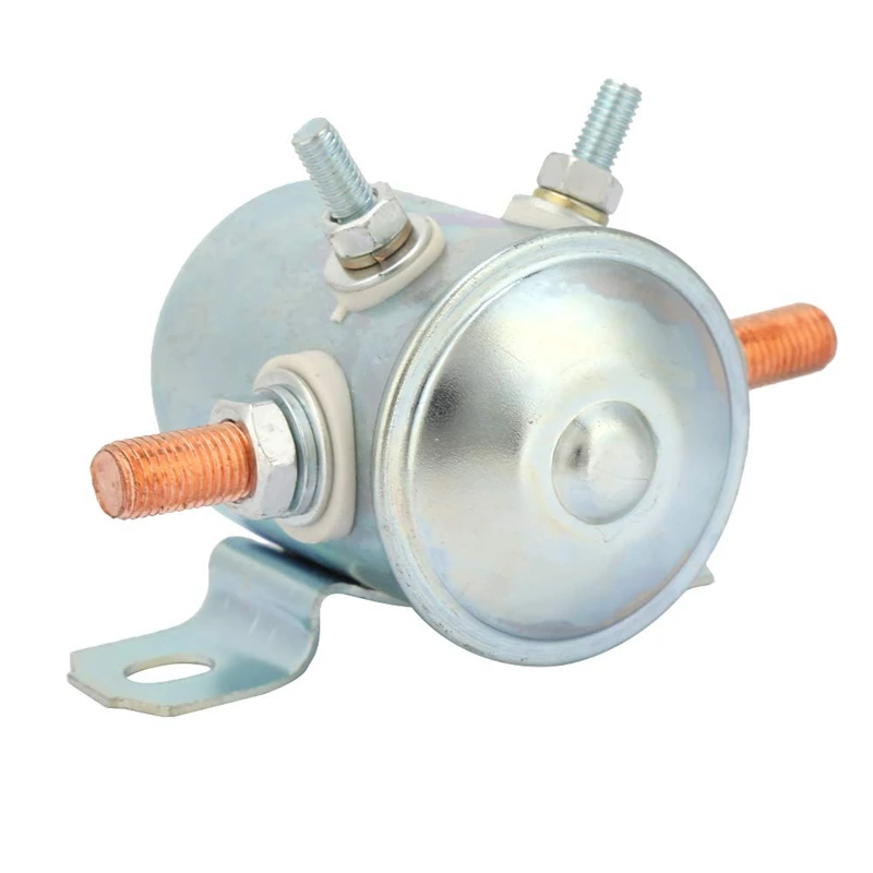 

24059-BP 4-Terminal 12V Insulated Continuous Duty Solenoid Relay for Golf Carts Winch Marine