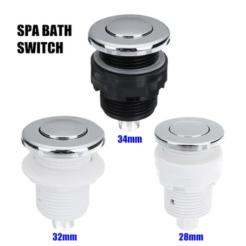 

28/32/34mm Push Air Switch Button Pneumatic Air Pressure Switch Knob for Bathtub Spa Waste Garbage Disposal