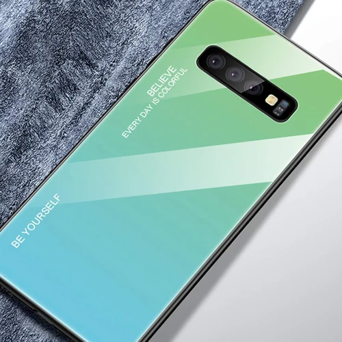 Цвет чехол для samsung Galaxy S10 S10e A9 A7 A8 A6 плюс A7 A5 J8 J4 J6 плюс S9 S8 Plus Note 8 9 S закаленное Стекло крышка - Цвет: 06