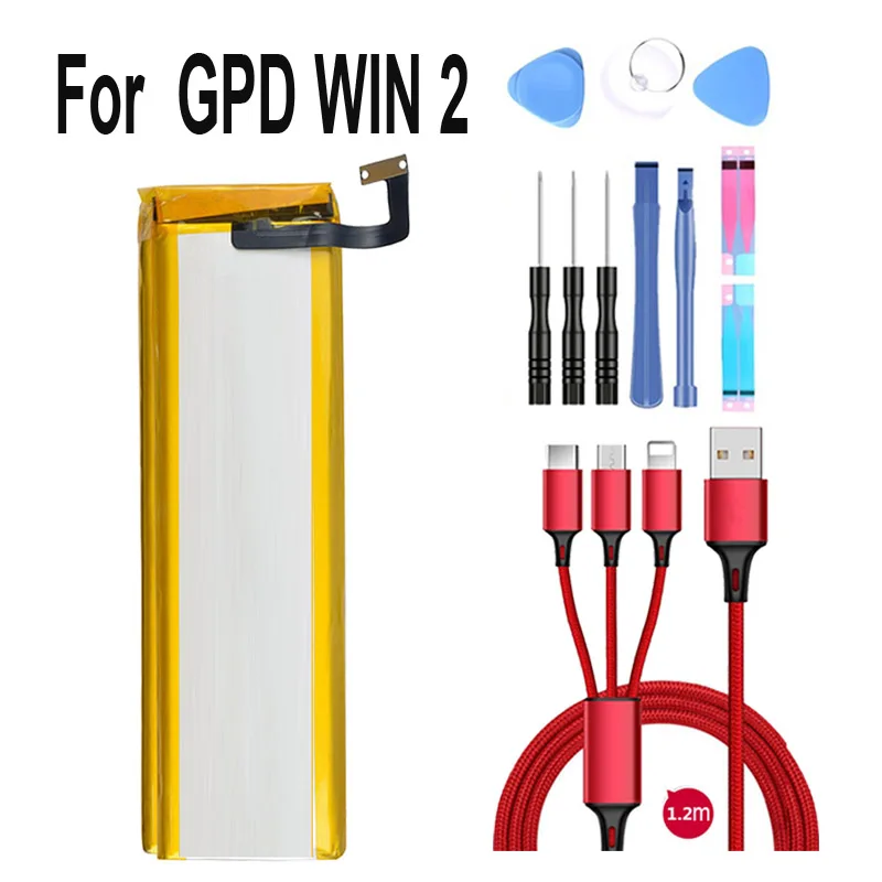 battery for GPD WIN 2 WIN2 Handheld Gaming Laptop Windows 10 System 8GB RAM Mini PC Laptop+USB cable+toolkit