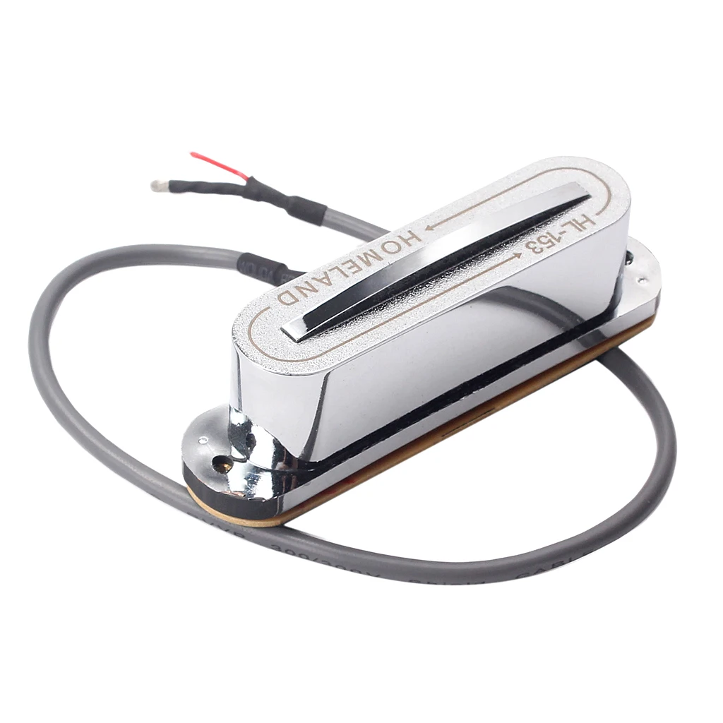 Silver Dual Rail Humbucker Pickup With Screws&Springs For Cigar Box Guitar Mandolin