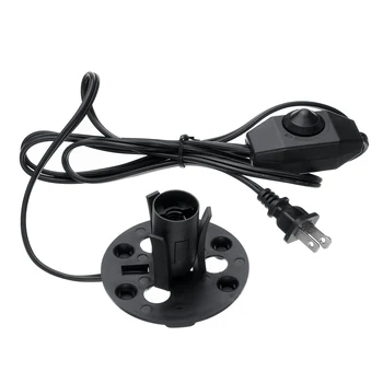 

50W AC110V Salt Lamp Power Cord Electric Power Dimmer PVC Power Cable Cord Salt Lamp Power Cables E12 Socket US Plug