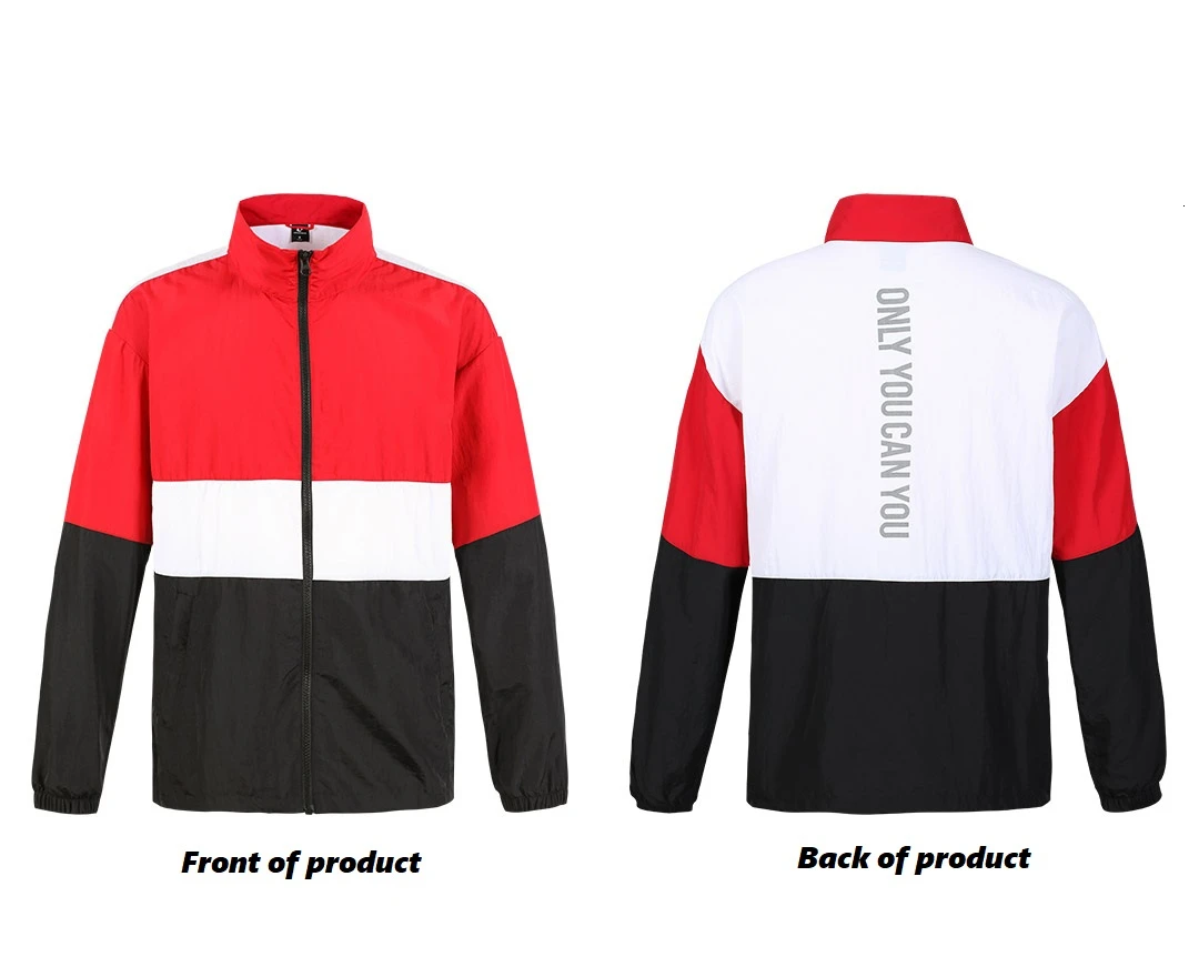 Xiaomi ULEEMARK Мужская трендовая спортивная куртка, сочетающаяся с цветом, анти-всплеск, одежда, тренд, строчка, светоотражающий принт