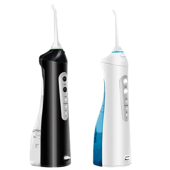 

USB Rechargeable Water Flosser Oral Irrigator Portable Water Jet 200ML Water Tank Waterproof Teeth Cleaner