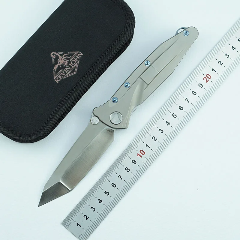 Складной нож kevin john Delta S35VN blade титановая ручка карманный кухонный для кемпинга