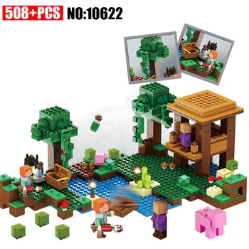 

Toys for Children Compatible 21133 33051 10622 Myworlds Series The Witch Hut Model Building Blocks Set Classic Architecture