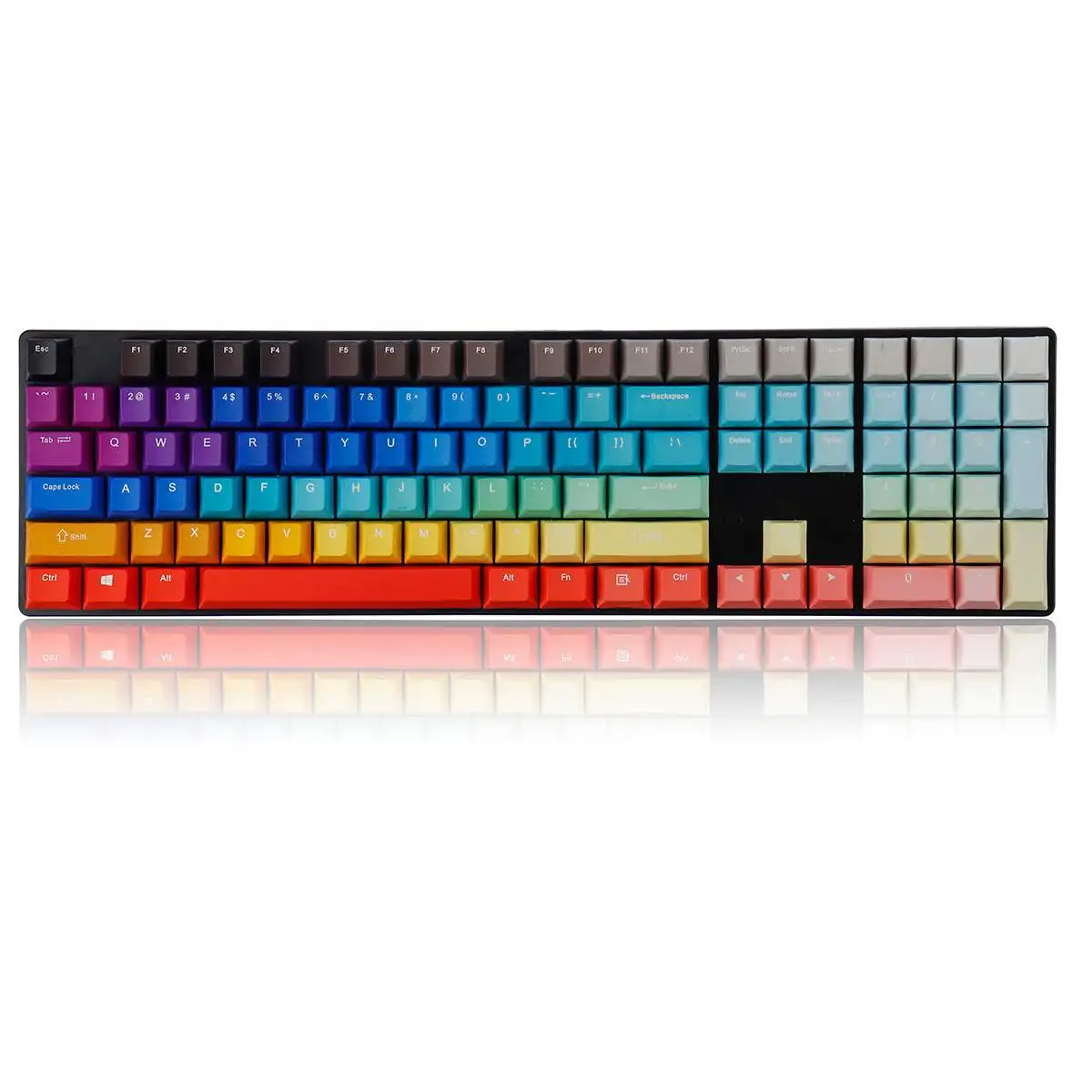Gradient PBT Sublimation Keycaps Thermal Sublimation Process 108-key PBT Keycaps Keycaps Only