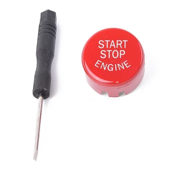 

Start Stop Engine Buttons Cover Red Trim For BMW F Chassis Series F10 F20 F30 Interior Mouldings Accessories