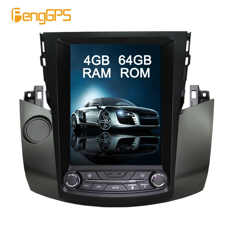 Perfect 10.4" PX-6 Android 8.1 Car GPS Navigation for Toyota RAV4 2006-2012 Car Radio 4K Tesla Style 1092*1080 Stereo  DVD Player Unit 0