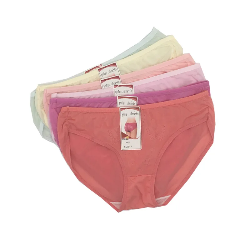 

Countryside Stall WOMEN'S Panties Foreign Trade Viscose Low Waist Sexy Middle-aged WOMEN'S Nickers Manufacturers Direct Selling