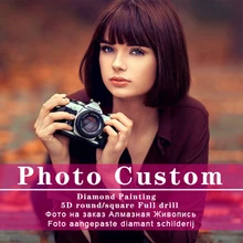 Фото на заказ алмазная живопись полная квадратная/круглая Алмазная вышивка 5D Сделай свой собственный фото Алмазная мозаика индивидуальный подарок DZ