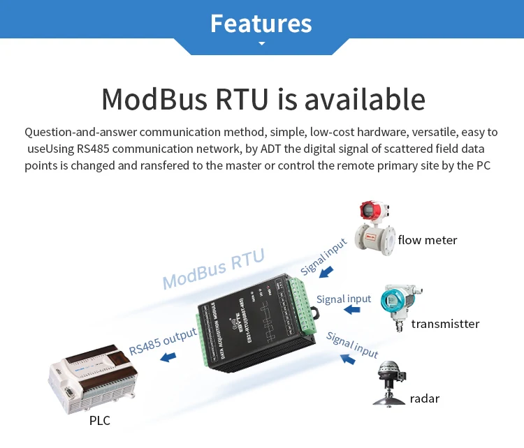 E831-RTU(8080T-485) Modbus RTU IO контроллер 8 канальный цифровой количество Входное реле выход беспроводной IoT модем