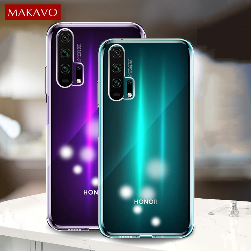 Для huawei Honor 20 чехол тонкий прозрачный силиконовый мягкий Задняя накладка чехла из