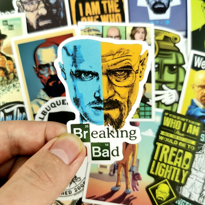 50 шт. tv SHOW Breaking Bad стикер s для чемодана скейтборда ноутбука багажа холодильника телефона автомобиля Стайлинг DIY Наклейка