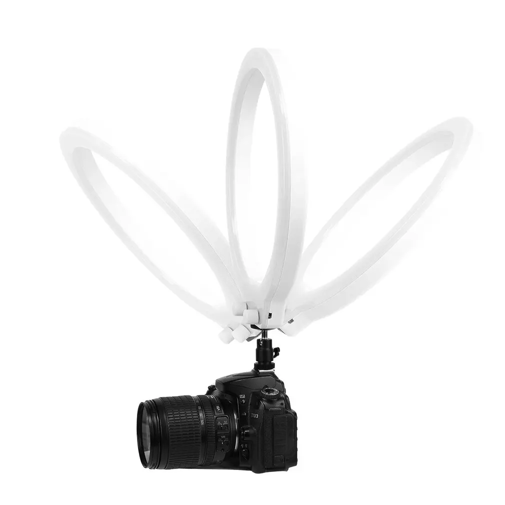 Zomei фото студия видео Настольный светодиодный кольцевой светильник 3200 K-5500 K с регулируемой яркостью лампа для фотосъемки с камерой с