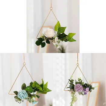 

Metal Hanging Pot Plant Hanger Chain Hanging Planter Basket Flower Iron Pot Plant Holder Home Garden Balcony Flowerpot Decoratio