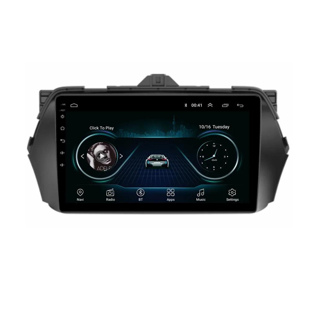 Четырехъядерный Android 8,1 для SUZUKI Alivio мультимедийный стерео автомобильный dvd-плеер навигация gps радио