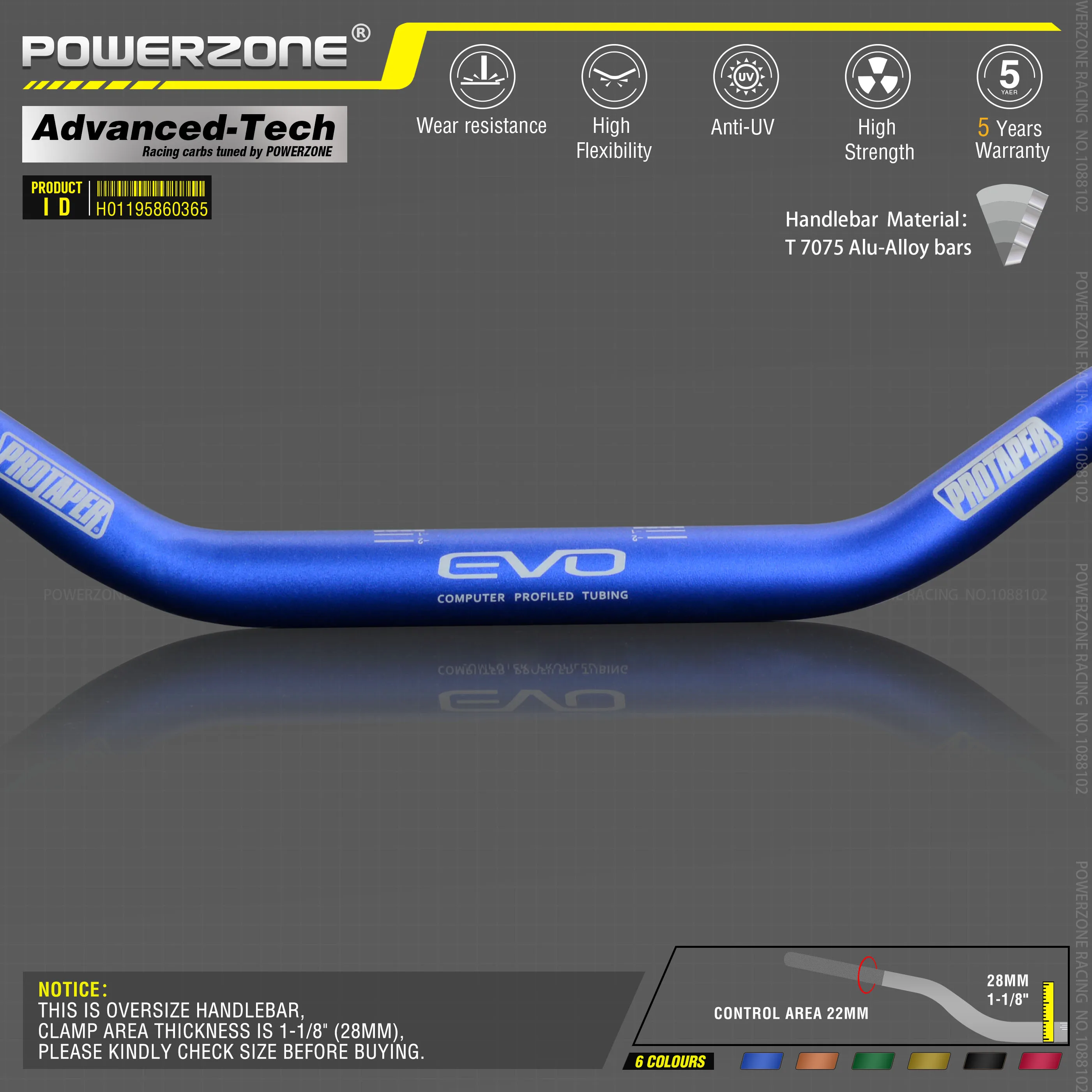 Серый алюминиевый руль 28 мм 1 1/8 дюйма для moto rcycle MX CR CRF mrxr YZ YZF WR WRF DR DRX RM RMZ EX 85 125 200 250