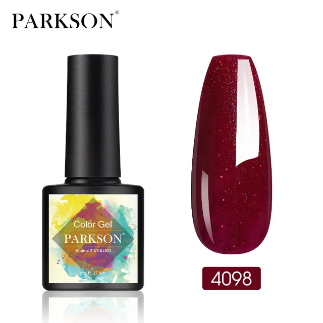 Parkson No Wipe Top Coat Base Coat Nail Gel polish Design Enhancer Varnish Semi Permanent Soak Off UV LED Nail Art Tool 4098