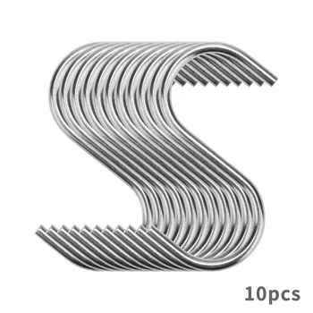 

Stainless Steel Kitchenware Adhesive Hook Kitchen Adhesive Hook Universal Stainless Steel S-type Adhesive Hook Cross Bar