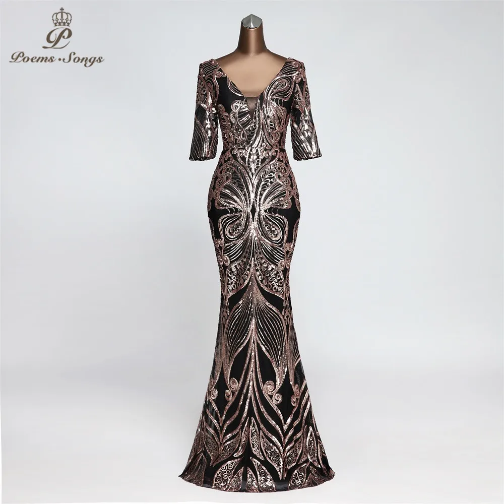 Вечернее платье в стиле бабочки с рукавом до локтя vestidos elegantes memaid Красивое