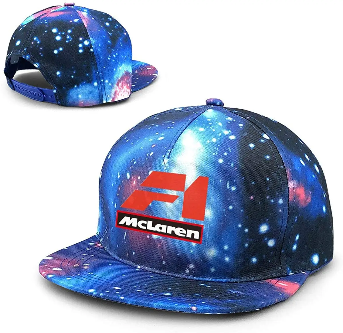 Взрослая Mclaren_f1 Кепка с плоскими полями s Регулируемая синяя Звездная Кепка с рисунком неба