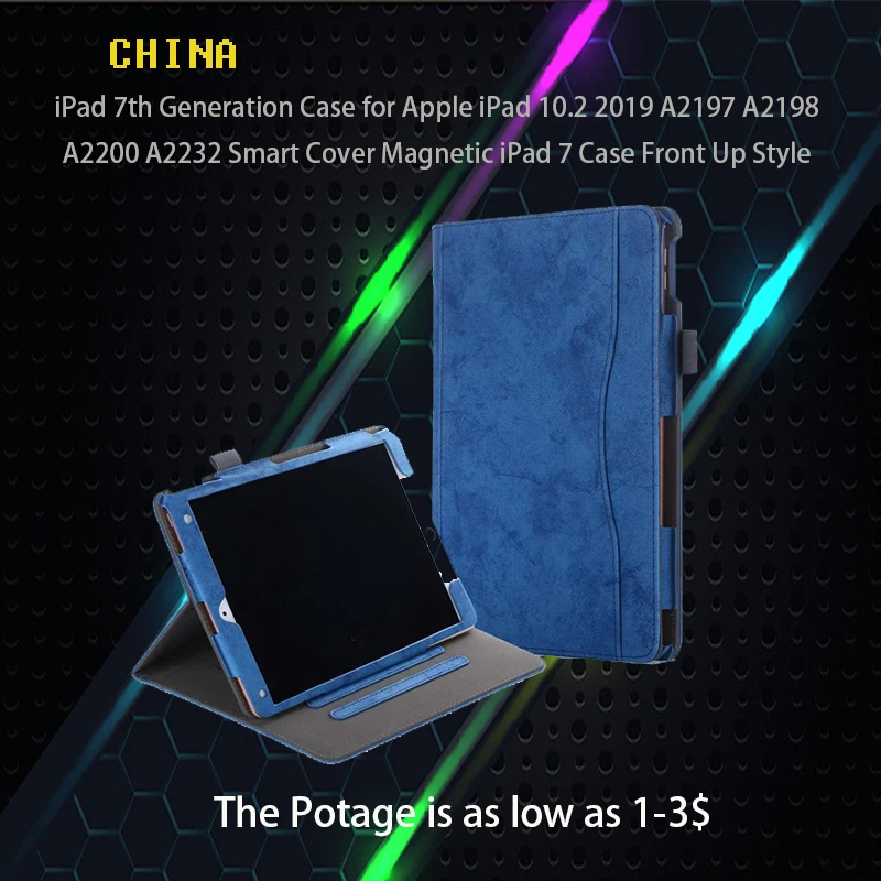 Чехол для iPad 7 го поколения Apple 10 2 2019 A2197 A2198 A2200 A2232 умный чехол с магнитной